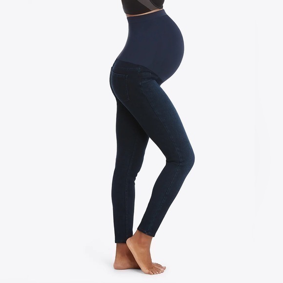 SPANX Mama Ankle Jean-ish® Maternity Leggings - Picture 1 of 12
